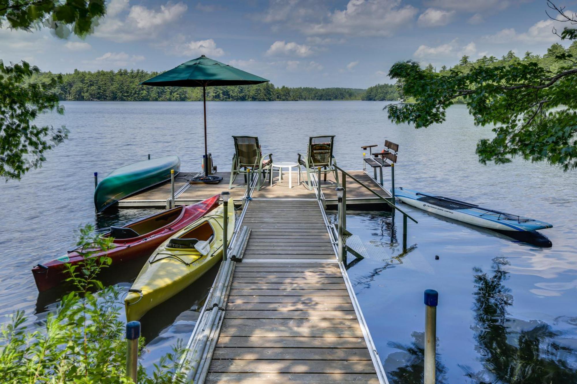 Maine Cottage With Dock And Kayaks, Near Augusta! Luaran gambar
