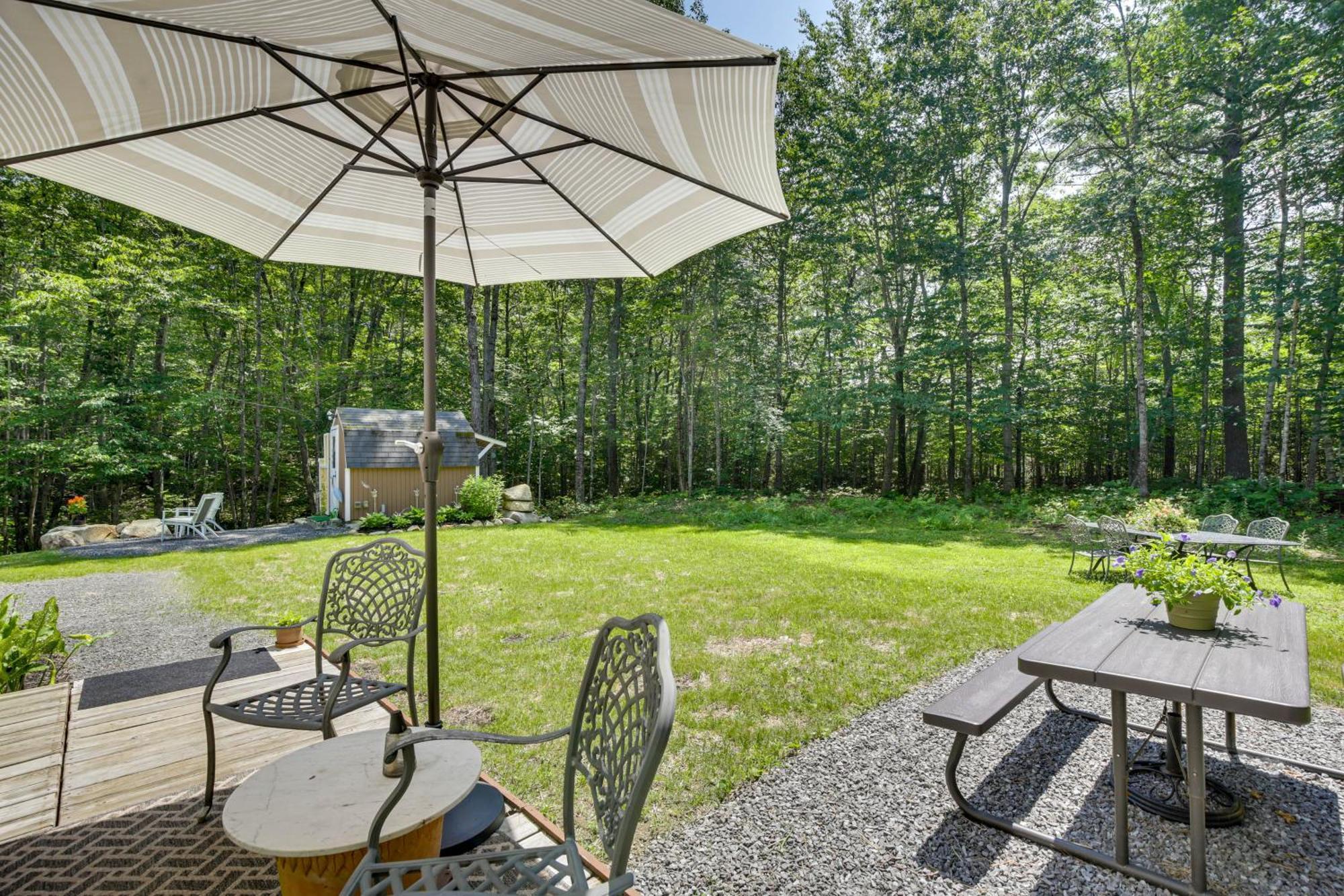 Maine Cottage With Dock And Kayaks, Near Augusta! Luaran gambar