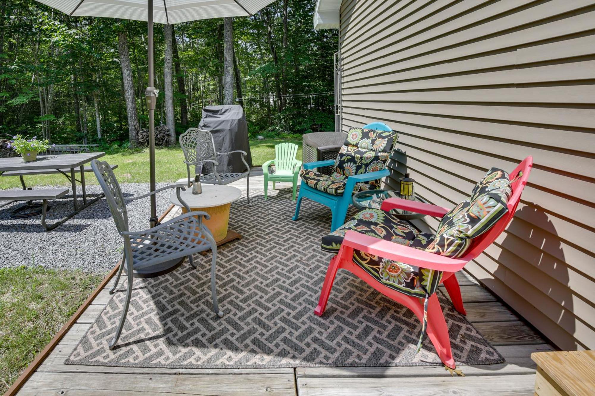 Maine Cottage With Dock And Kayaks, Near Augusta! Luaran gambar